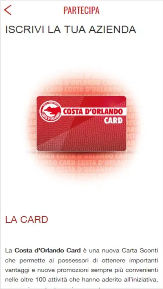 Costa d'Orlando Card应用截图