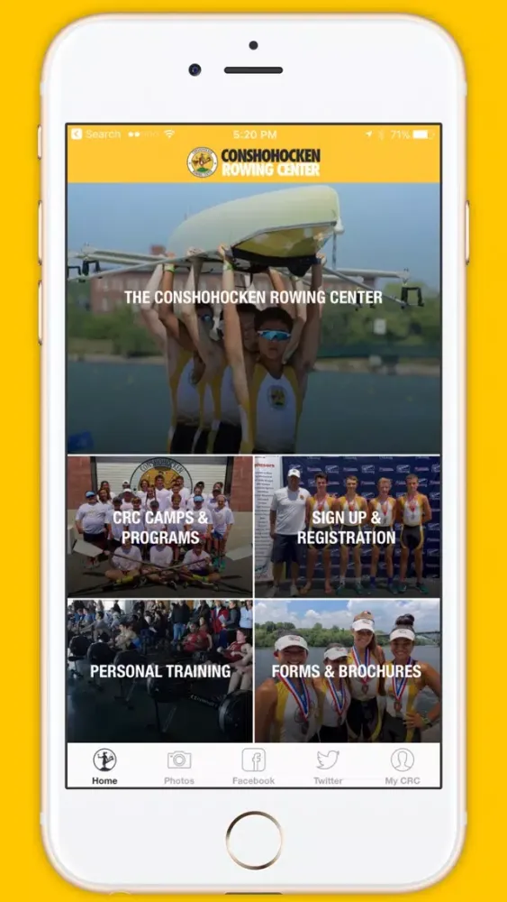 CRC - Conshohocken Rowing Center 스크린샷