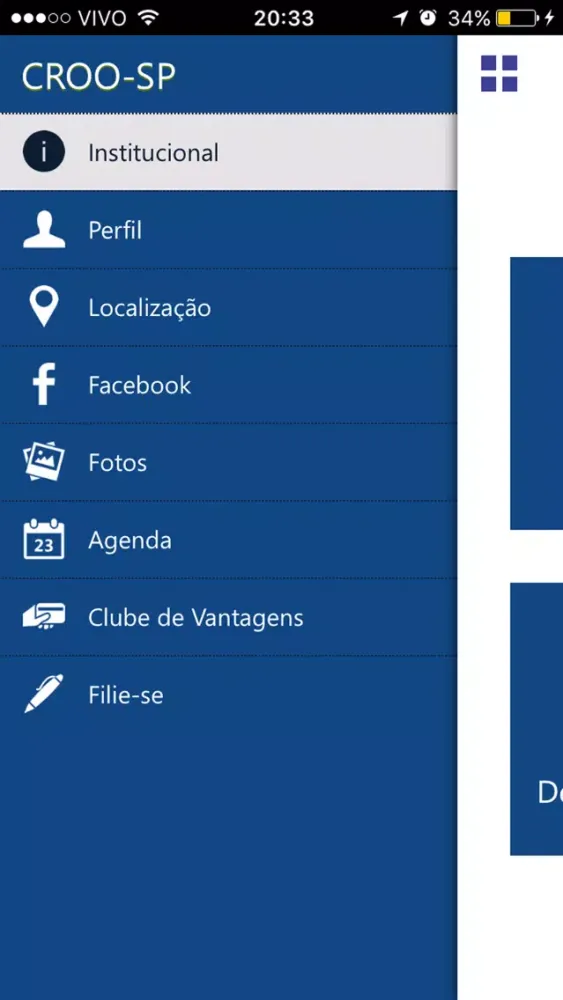 Screenshot di CROOSP
