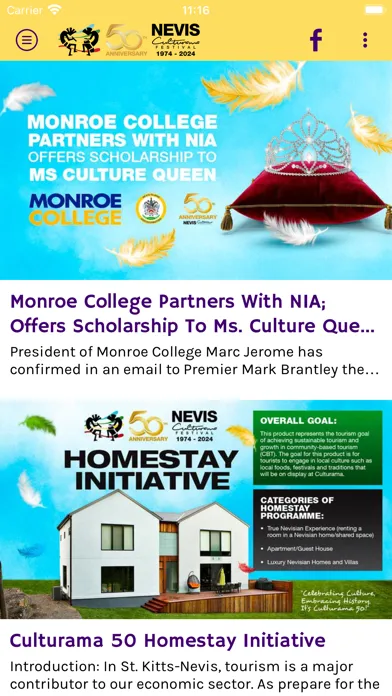 Capturas de pantalla de Nevis Culturama
