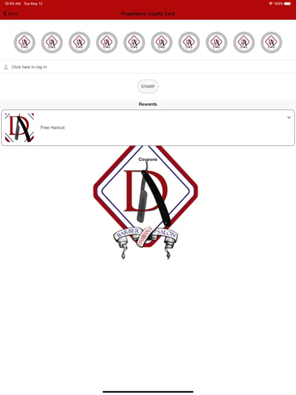 Dambiance Barber Salon iPad  স্ক্রিনশট