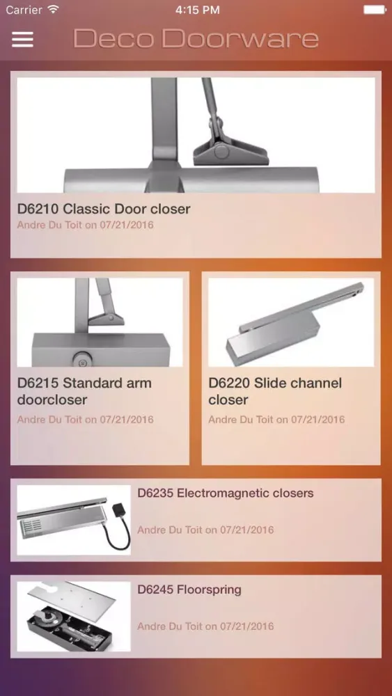 Deco Doorware Screenshots