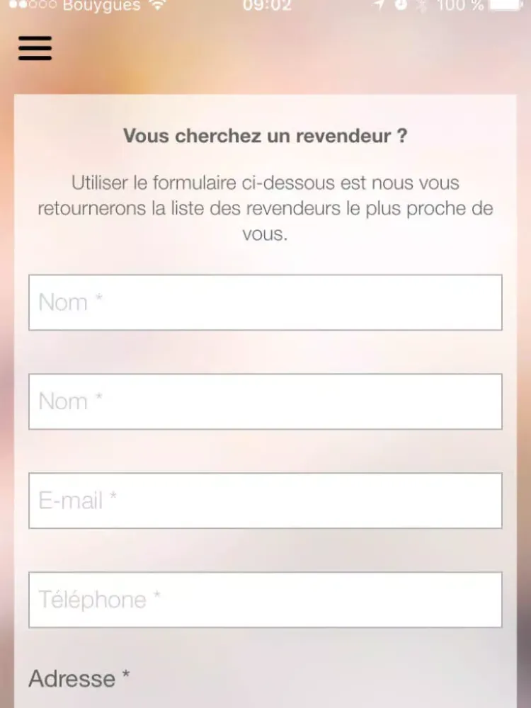 Zrzuty ekranu Dejean Paris iPad 