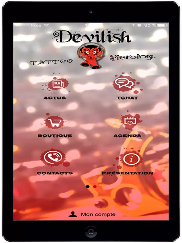Capturas de tela do DEVILISH tattoo iPad 