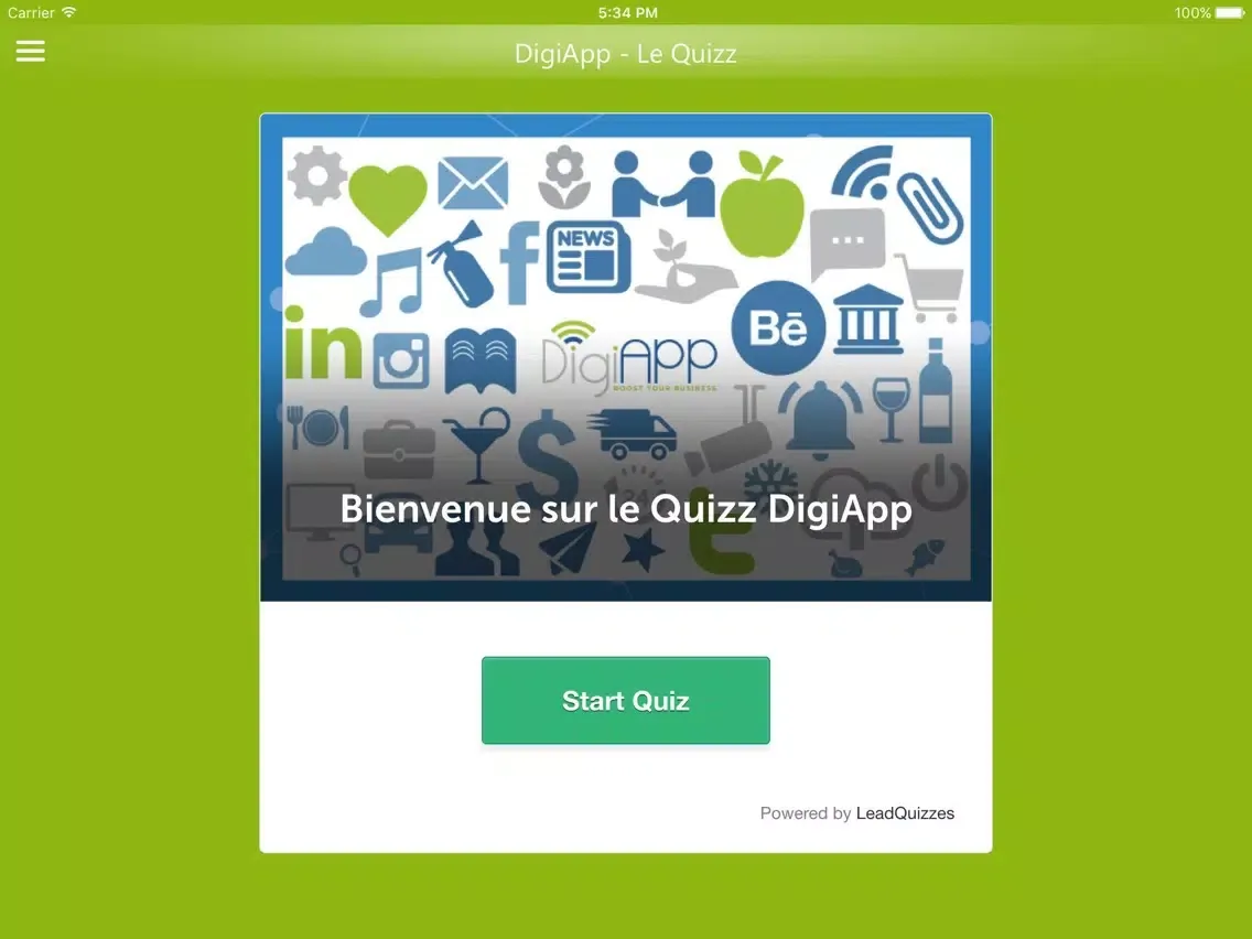 DigiApp - Le Quizz iPad  स्क्रीनशॉट