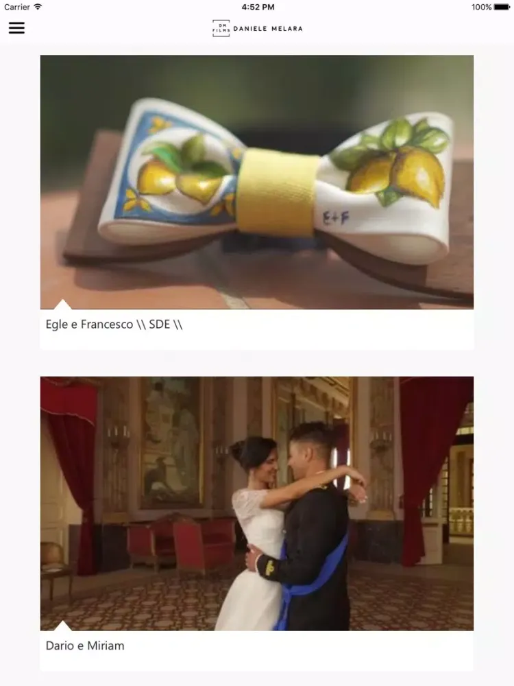 Screenshot di DM FILMS iPad 