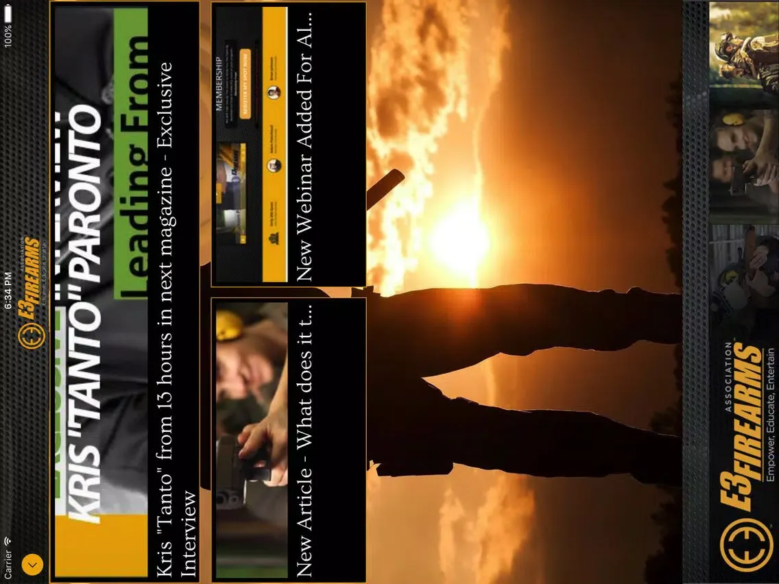 Скриншоты E3 FIREARMS ASSOCIATION iPad 