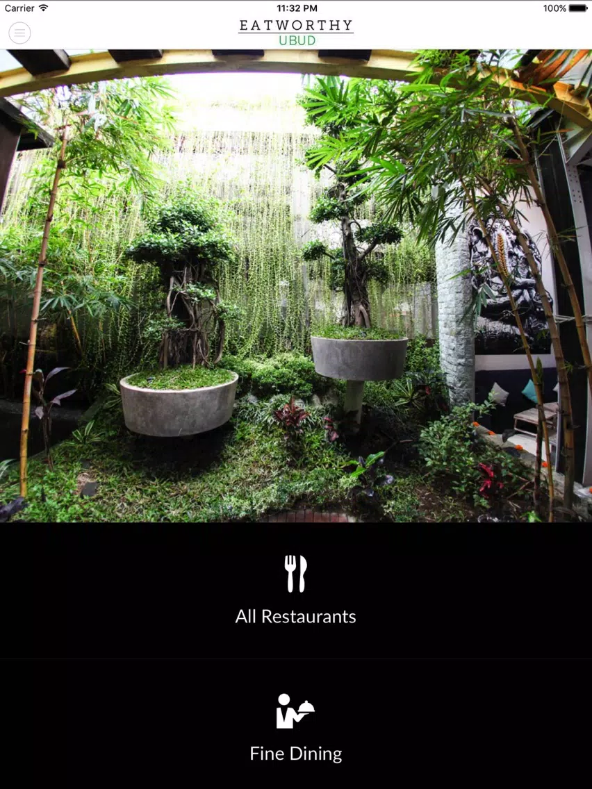 Eatworthy Ubud iPad  Screenshots