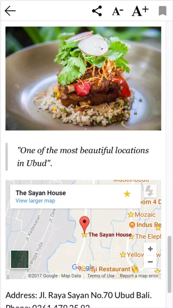 Eatworthy Ubud Screenshots