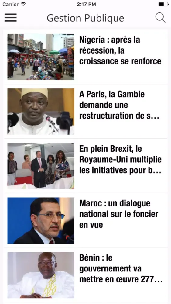 Agence Ecofin Screenshots