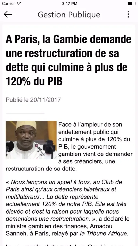 Agence Ecofin Screenshots