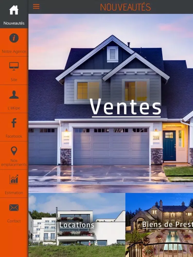تصاویر Ekilibre - Agence immobilière iPad 
