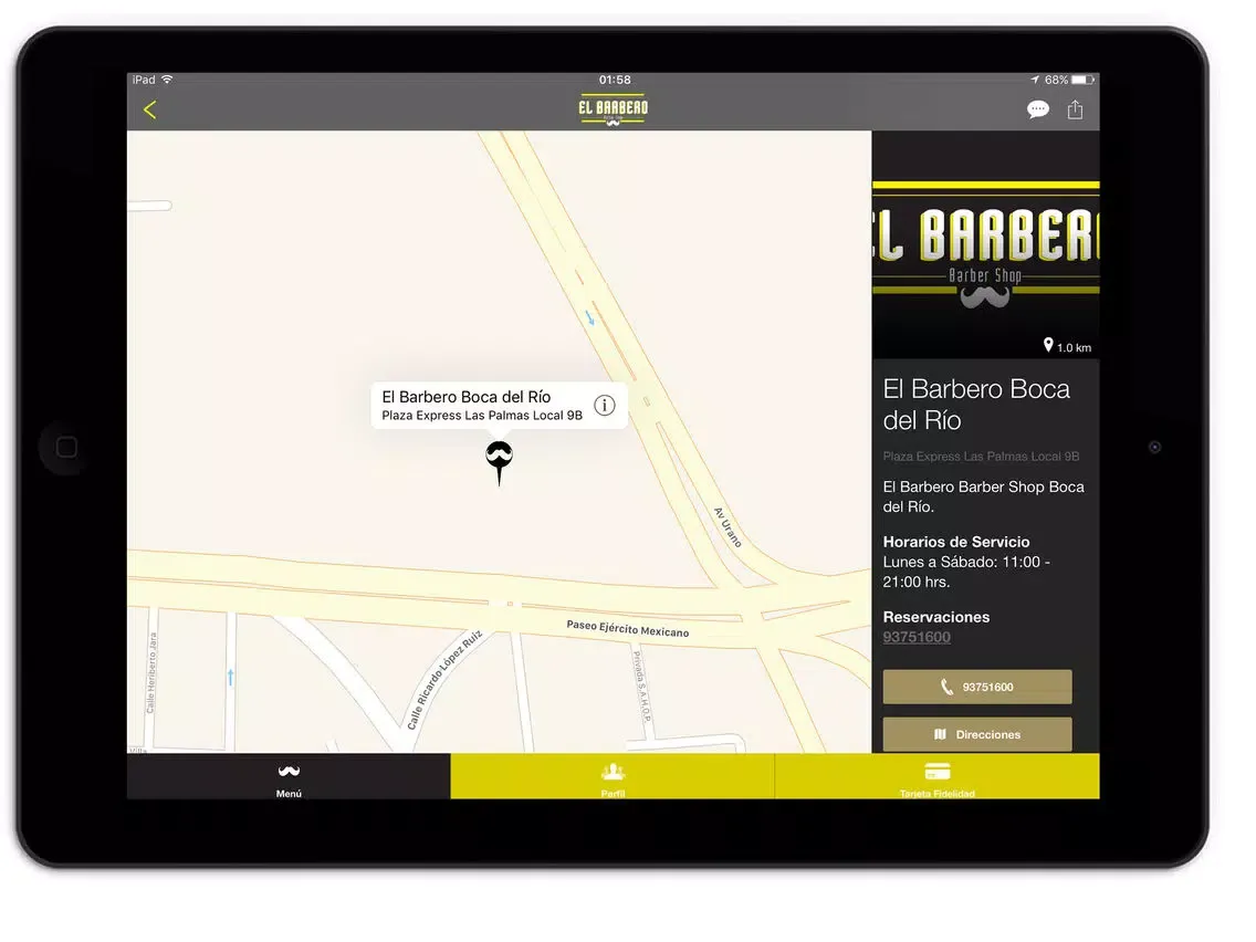 El Barbero Barber Shop iPad  スクリーンショット