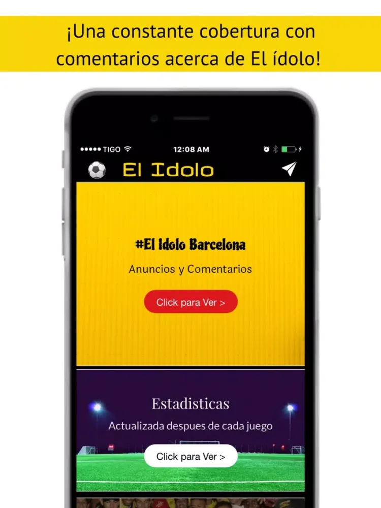 El ídolo de Barcelona, Ecuador Futbol iPad  سکرین شاٹس