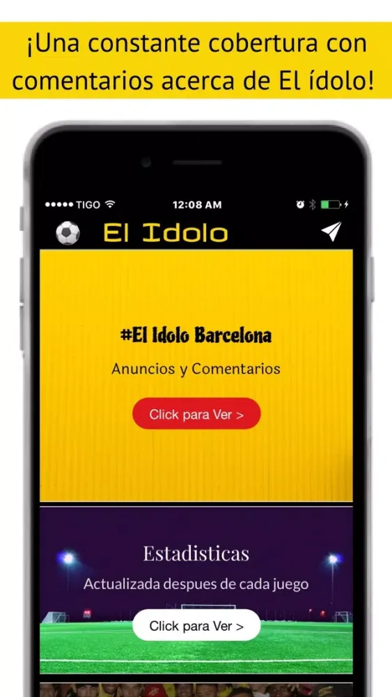 El ídolo de Barcelona, Ecuador Futbol سکرین شاٹس
