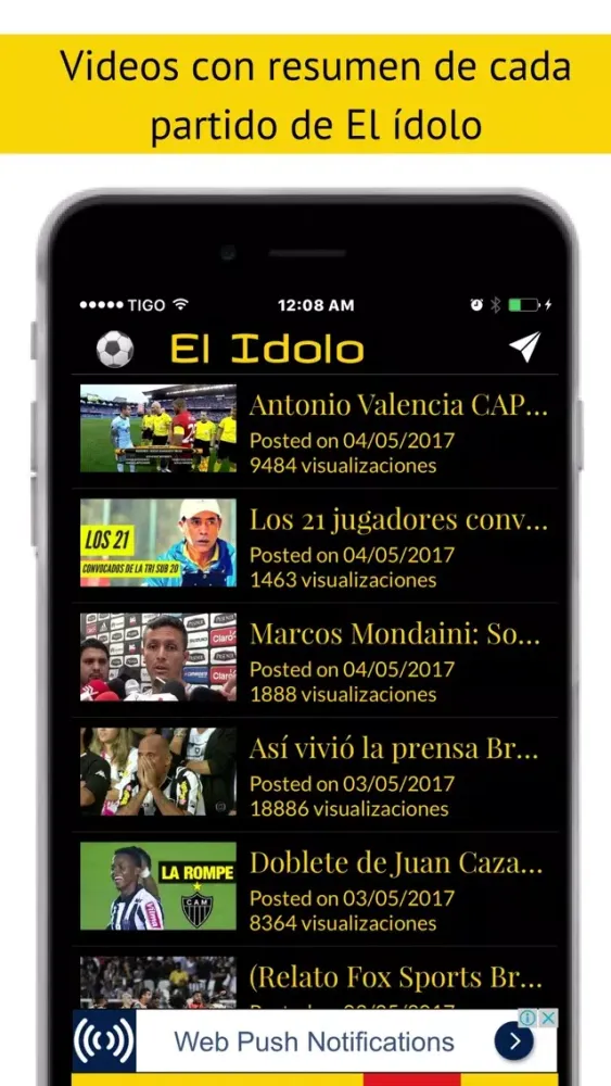 El ídolo de Barcelona, Ecuador Futbol سکرین شاٹس