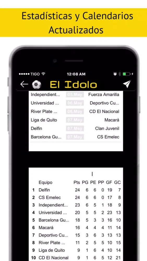 El ídolo de Barcelona, Ecuador Futbol سکرین شاٹس