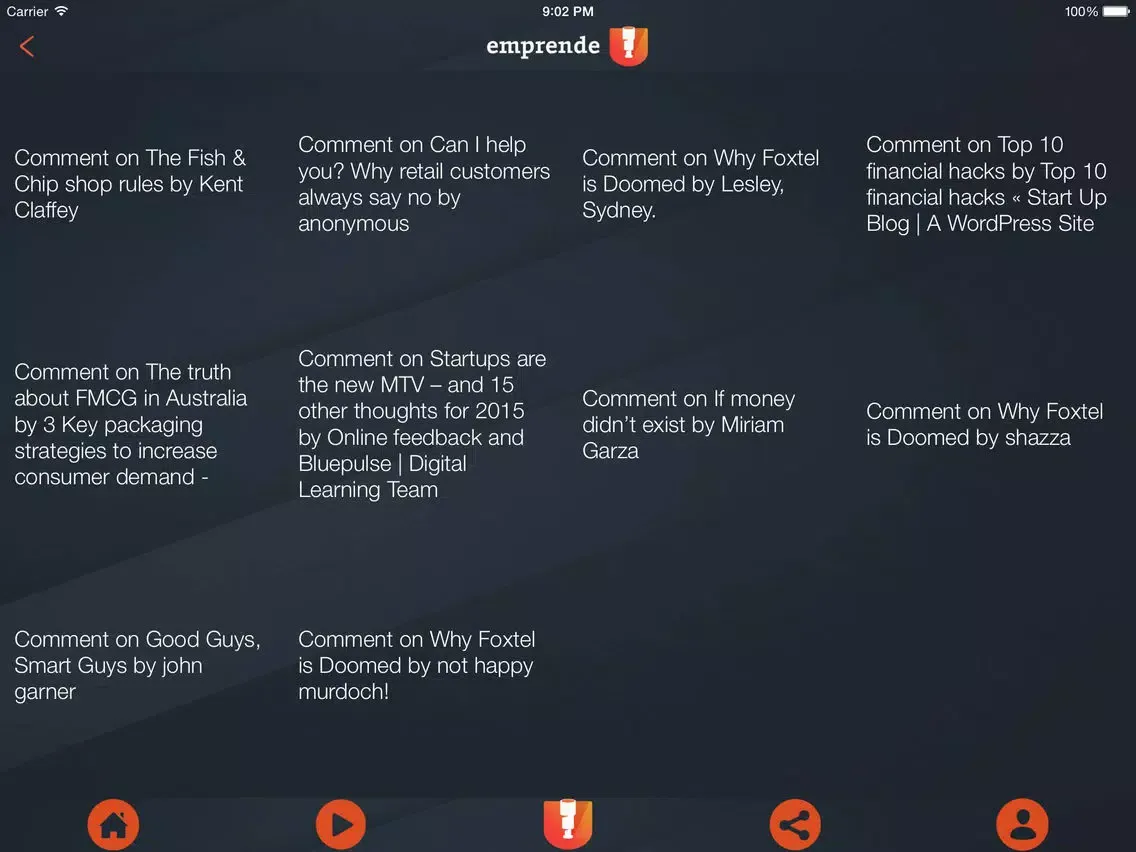Emprende U iPad  스크린샷