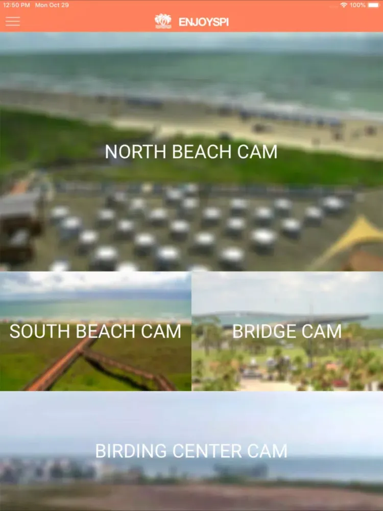 South Padre Island App iPad  स्क्रीनशॉट