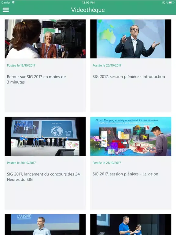 Esri France iPad  Screenshots