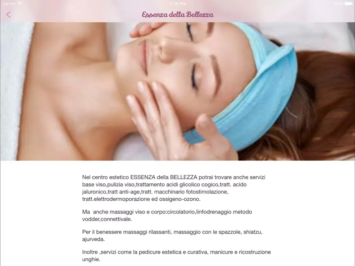 Zrzuty ekranu Essenza Bellezza iPad 