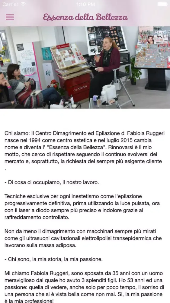 Zrzuty ekranu Essenza Bellezza
