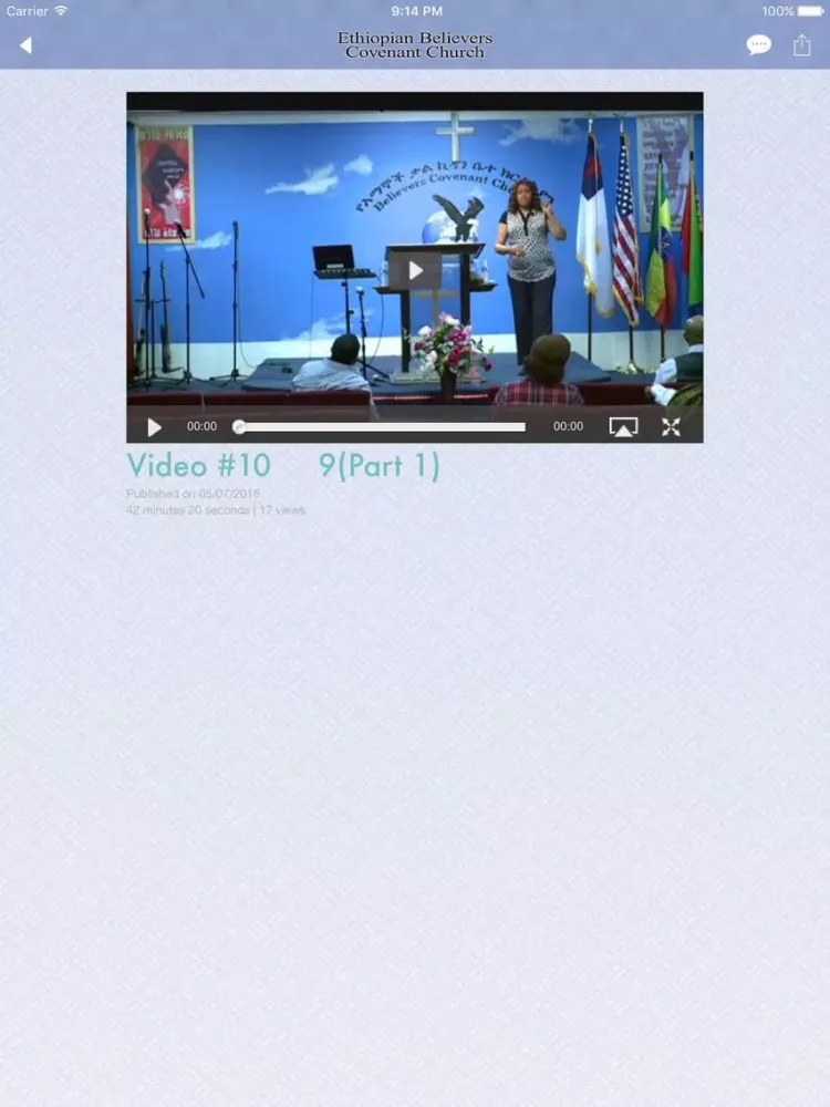 Ethiopian Believers Covenant Church iPad 应用截图