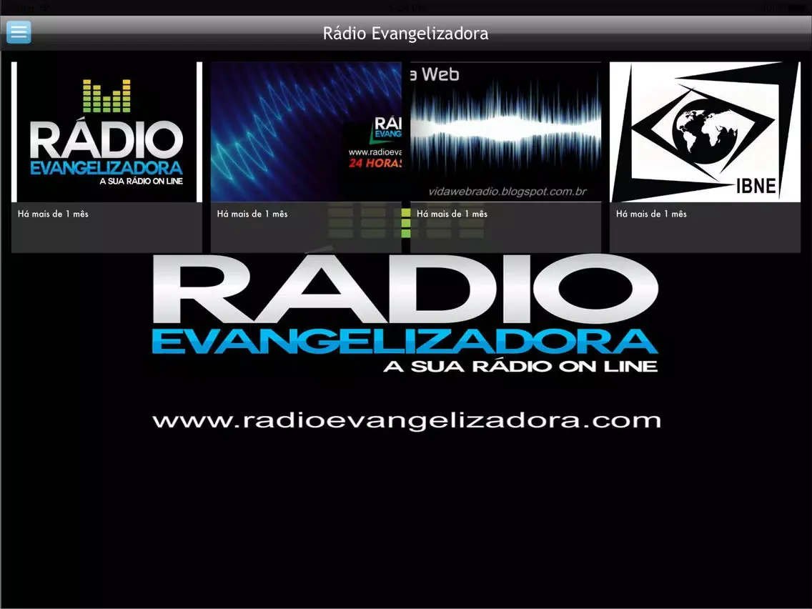 Zrzuty ekranu Radio Evangelizadora iPad 