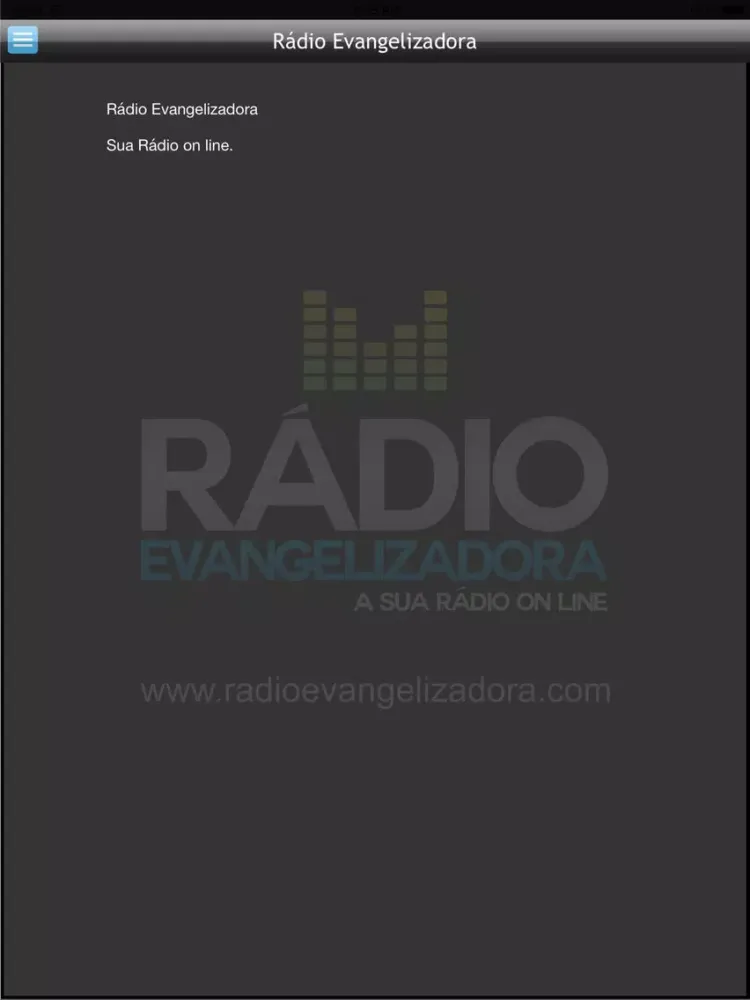 Zrzuty ekranu Radio Evangelizadora iPad 