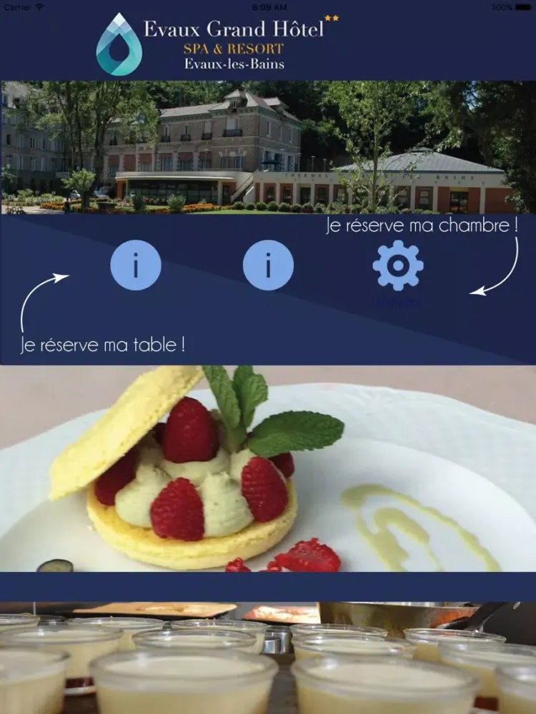 Evaux Grand Hôtel iPad 應用截圖