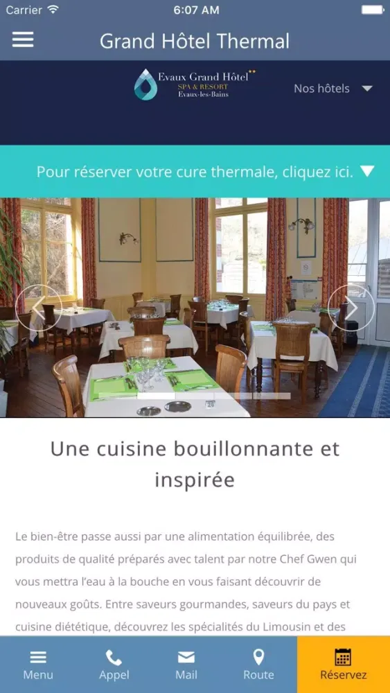 Evaux Grand Hôtel應用截圖