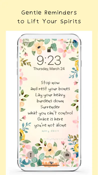 Captures d'écran de Every Day Spirit® Lock Screens