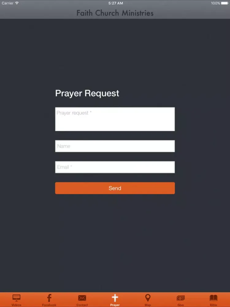 Ảnh chụp màn hình của Faith Church Ministries | Danville VA iPad 