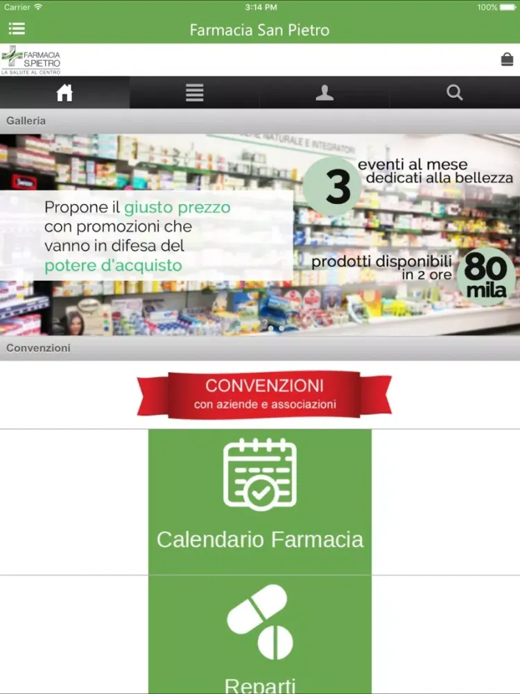 Ảnh chụp màn hình của Farmacia San Pietro iPad 
