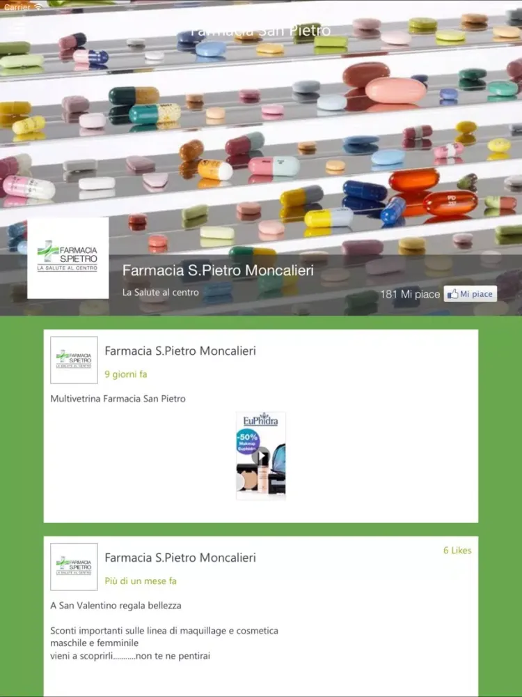 Ảnh chụp màn hình của Farmacia San Pietro iPad 
