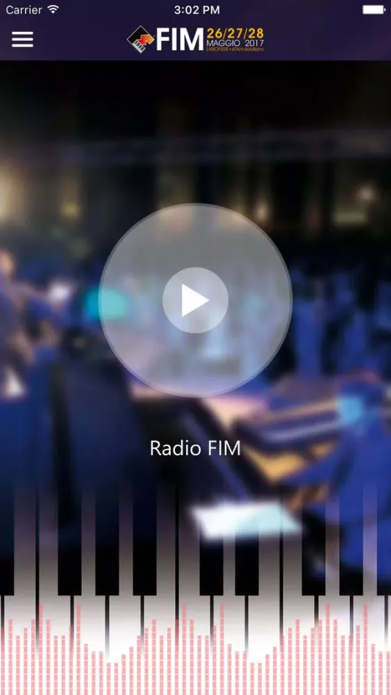 Capturas de tela do FIM Fiera della Musica