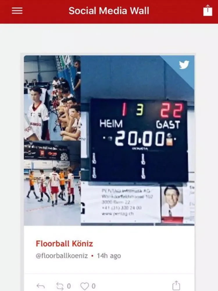 Floorball Köniz iPad  スクリーンショット
