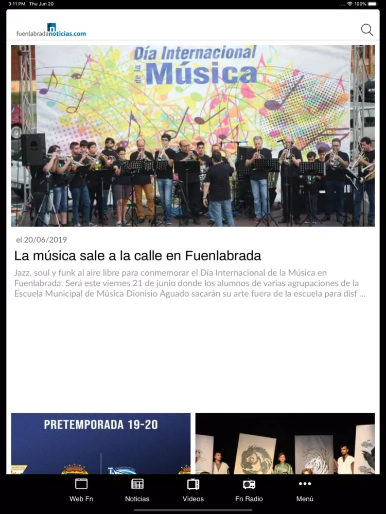 Capturas de pantalla de Fuenlabrada Noticias iPad 