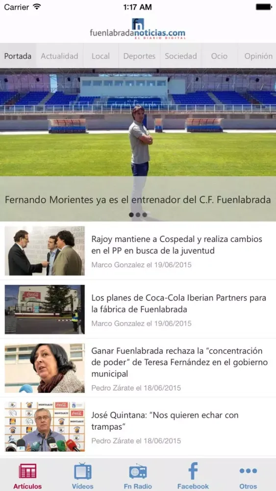 Capturas de pantalla de Fuenlabrada Noticias