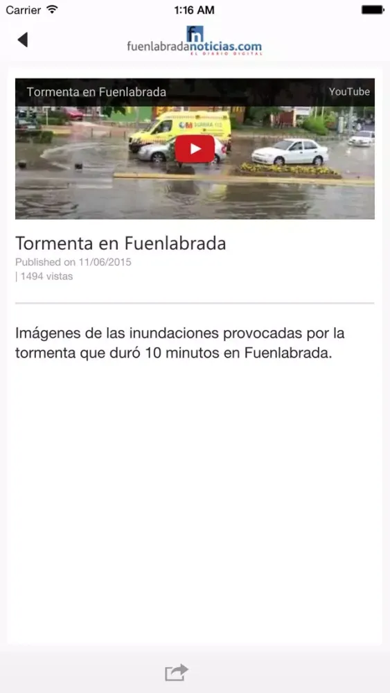 Capturas de pantalla de Fuenlabrada Noticias