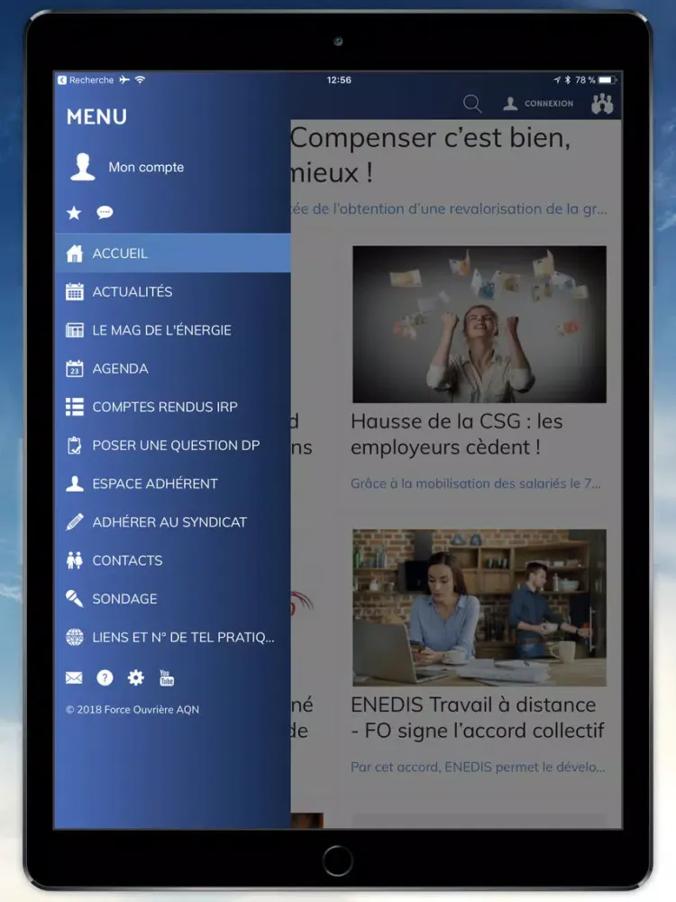 FO DR Aquitaine Nord iPad 应用截图