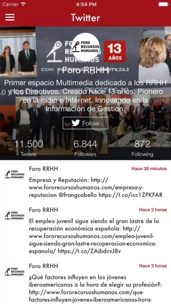 Foro RRHH স্ক্রিনশট