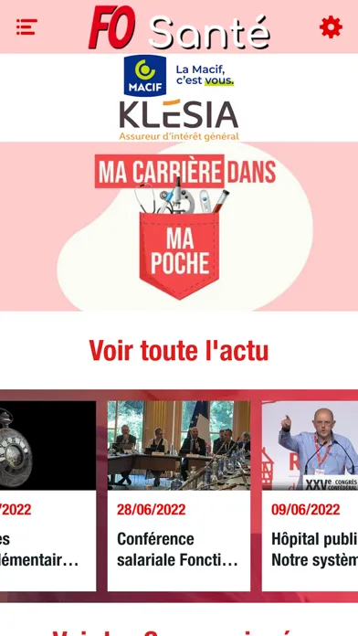 FO Santé应用截图
