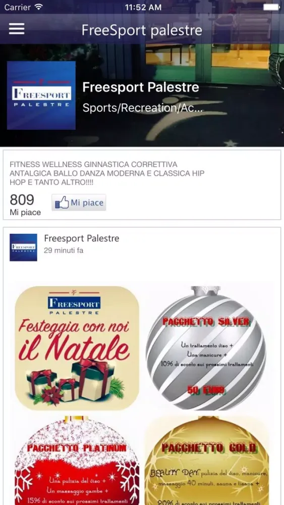 Captures d'écran de FreeSport Palestre