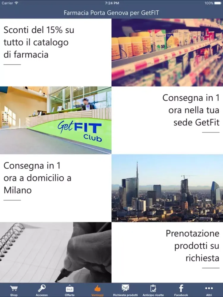 Capturas de tela do Farmacia Porta Genova Milano iPad 