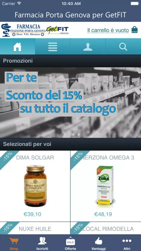 Capturas de tela do Farmacia Porta Genova Milano