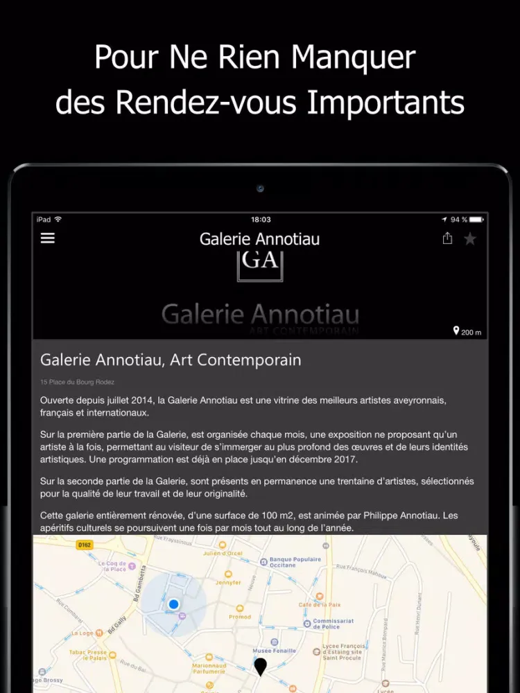 Galerie Annotiau iPad 应用截图