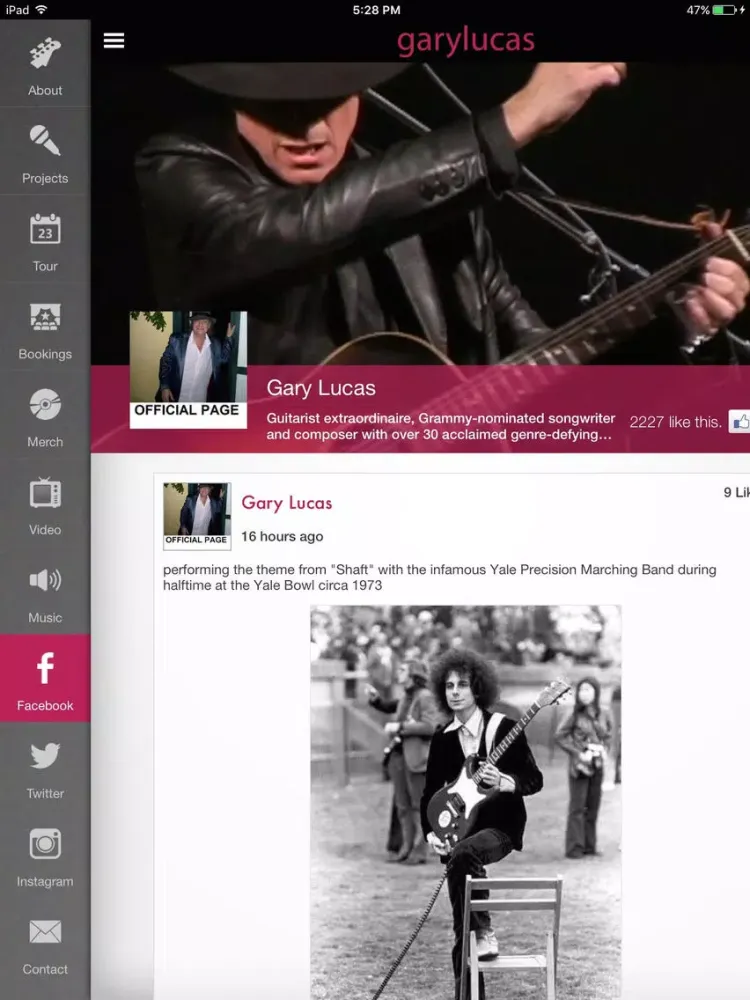 Скриншоты Gary Lucas Tour iPad 