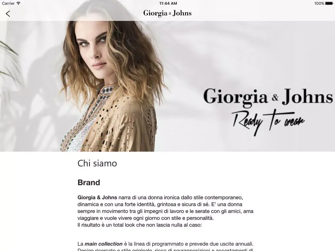 Giorgia & Johns iPad  स्क्रीनशॉट
