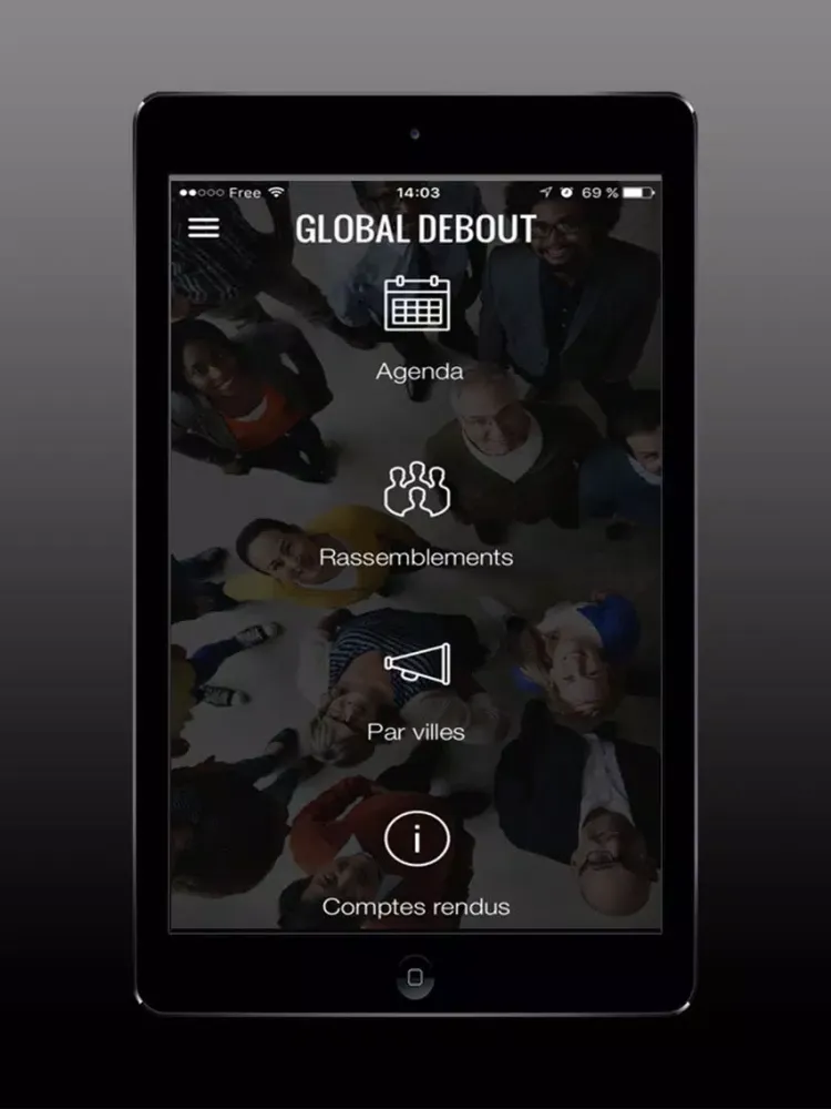 GLOBAL DEBOUT iPad  スクリーンショット